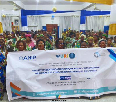 Le projet WURI encourage la promotion des droits identitaires de la fille et de la femme au Bénin.