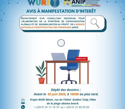 🚨 🚨 AVIS À MANIFESTATION D’INTÉRÊT 🚨 🚨